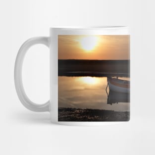 Sunset at Burnham Overy Staithe, Norfolk, UK Mug